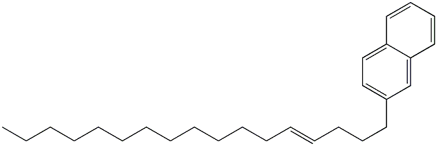 2-(4-Heptadecenyl)naphthalene Structure