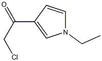 3-(Chloroacetyl)-1-ethyl-1H-pyrrole 구조식 이미지