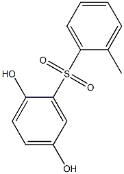 2,5-Dihydroxy-2'-methyl[sulfonylbisbenzene] Structure