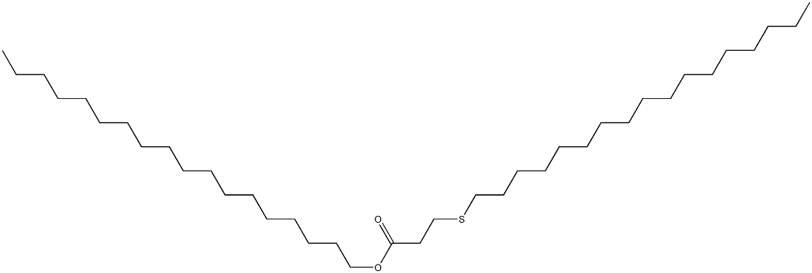 3-(Heptadecylthio)propionic acid octadecyl ester 구조식 이미지