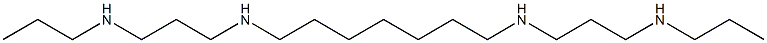 N,N''-(1,7-Heptanediyl)bis[N'-propylpropane-1,3-diamine] 구조식 이미지