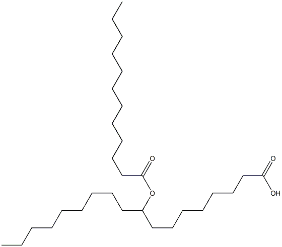 9-Dodecanoyloxystearic acid 구조식 이미지