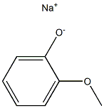 Sodium 2-methoxyphenoxide 구조식 이미지