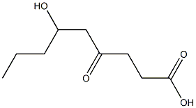 6-Hydroxy-4-oxononanoic acid 구조식 이미지