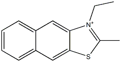 3-Ethyl-2-methylnaphtho[2,3-d]thiazol-3-ium 구조식 이미지