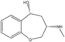 (3S,5R)-2,3,4,5-Tetrahydro-3-(methylamino)-1-benzooxepin-5-ol 구조식 이미지