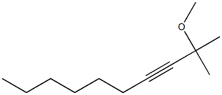 2-Methyl-2-methoxy-3-decyne 구조식 이미지