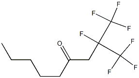 1,1,1,2-Tetrafluoro-2-(trifluoromethyl)-4-nonanone Structure