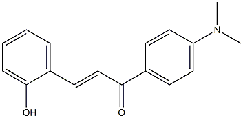(E)-1-[4-(Dimethylamino)phenyl]-3-(2-hydroxyphenyl)-2-propene-1-one Structure