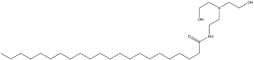 N-[2-[Bis(2-hydroxyethyl)amino]ethyl]docosanamide 구조식 이미지