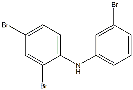 2,4-Dibromophenyl 3-bromophenylamine 구조식 이미지