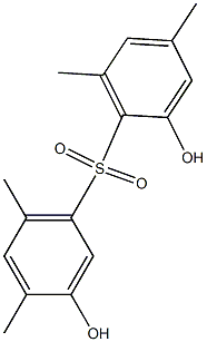 2,3'-Dihydroxy-4,4',6,6'-tetramethyl[sulfonylbisbenzene] Structure