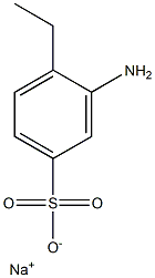 3-Amino-4-ethylbenzenesulfonic acid sodium salt 구조식 이미지