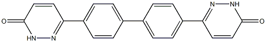 6,6'-(1,1'-Biphenyl-4,4'-diyl)bis[pyridazin-3(2H)-one] Structure