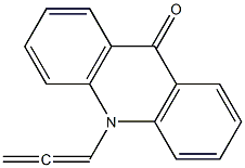 10-Propadienyl-9,10-dihydroacridine-9-one 구조식 이미지