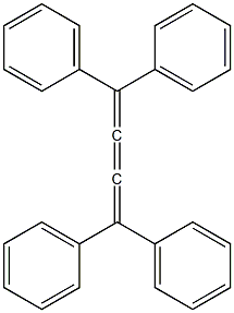 Tetraphenyl-1,2,3-butanetriene Structure
