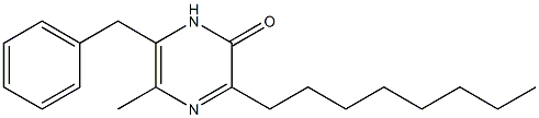 3-Octyl-5-methyl-6-benzylpyrazin-2(1H)-one Structure