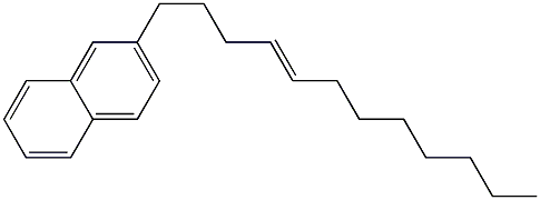 2-(4-Dodecenyl)naphthalene 구조식 이미지