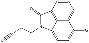 6-Bromo-1-(2-cyanoethyl)-1-azaacenaphthen-2-one 구조식 이미지