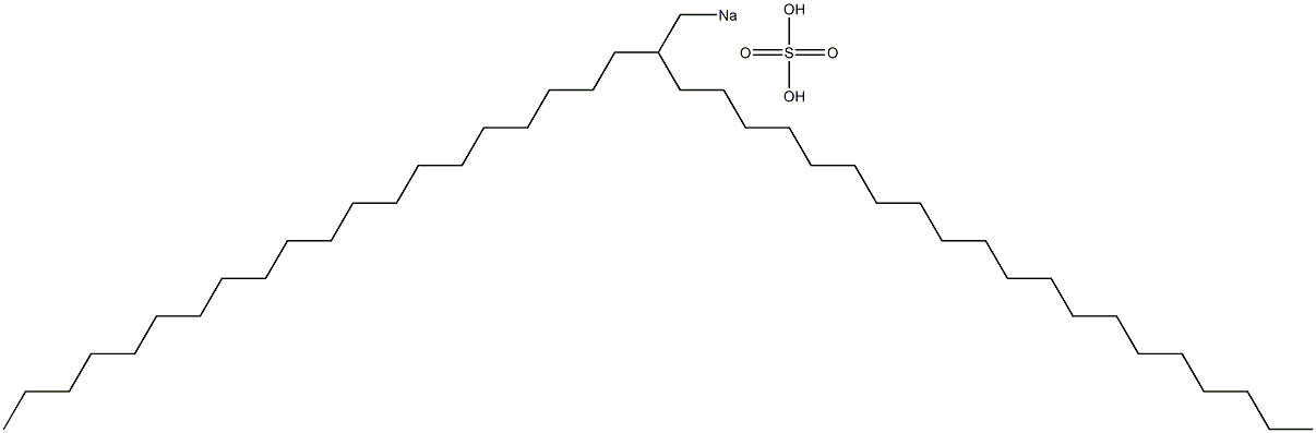 Sulfuric acid 2-icosyldocosyl=sodium salt 구조식 이미지