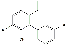 6-Ethyl-1,1'-biphenyl-2,3,3'-triol Structure