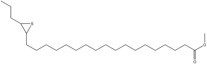 19,20-Epithiotricosanoic acid methyl ester Structure