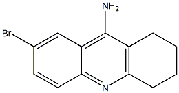 7-Bromo-1,2,3,4-tetrahydroacridin-9-amine 구조식 이미지