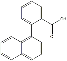 2-(1-Naphtyl)benzoic acid Structure