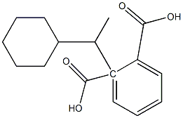 (+)-Phthalic acid hydrogen 1-[(S)-1-cyclohexylethyl] ester 구조식 이미지
