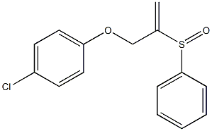 1-[[2-(Phenylsulfinyl)-2-propenyl]oxy]-4-chlorobenzene 구조식 이미지