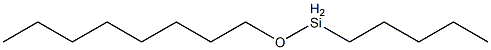 Pentyl(octyloxy)silane Structure