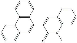 3-(Phenanthren-9-yl)-1-methylquinolin-2(1H)-one Structure