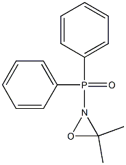 2-(Diphenylphosphinyl)-3,3-dimethyloxaziridine 구조식 이미지