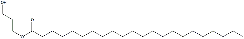 Docosanoic acid 3-hydroxypropyl ester 구조식 이미지