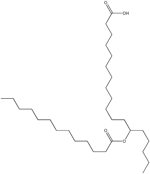 13-Tridecanoyloxyoctadecanoic acid Structure