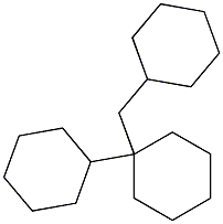 (Cyclohexylmethyl)bicyclohexyl Structure