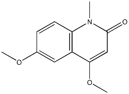 4,6-Dimethoxy-1-methylquinolin-2(1H)-one Structure
