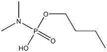 N,N-Dimethylamidophosphoric acid hydrogen butyl ester 구조식 이미지