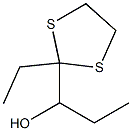 1-(2-Ethyl-1,3-dithiolan-2-yl)-1-propanol 구조식 이미지