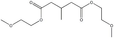 3-Methylglutaric acid bis(2-methoxyethyl) ester Structure