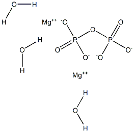 Magnesium diphosphate trihydrate Structure
