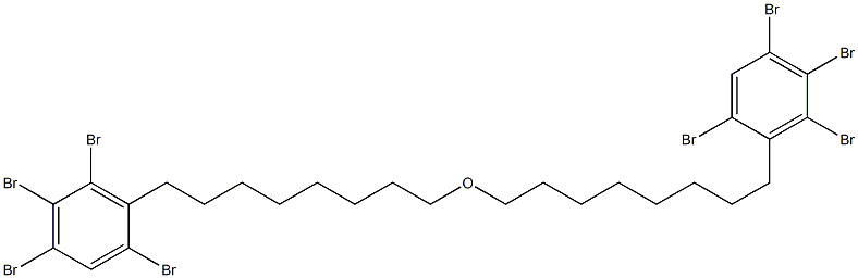 2,4,5,6-Tetrabromophenyloctyl ether Structure