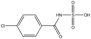 (4-Chlorobenzoyl)sulfamic acid Structure