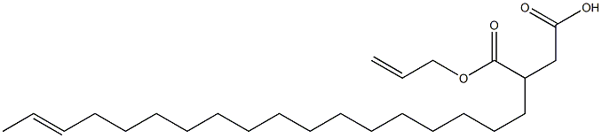 3-(16-Octadecenyl)succinic acid 1-hydrogen 4-allyl ester Structure