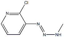 1-(2-Chloro-3-pyridyl)-3-methyltriazene 구조식 이미지