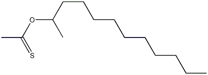 Thioacetic acid S-dodecyl ester Structure