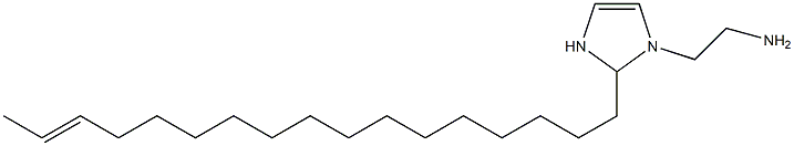 1-(2-Aminoethyl)-2-(15-heptadecenyl)-4-imidazoline 구조식 이미지