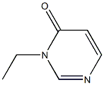 3-Ethyl-4(3H)-pyrimidinone 구조식 이미지