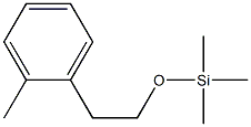 1-[2-(Trimethylsilyloxy)ethyl]-2-methylbenzene Structure