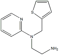 N-(2-Pyridinyl)-N-(2-thienylmethyl)-1,2-ethanediamine 구조식 이미지